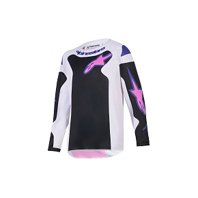 dres FLUID GRID YOUTH, ALPINESTARS, dětské (černá/světle šedá/fialová) 2026