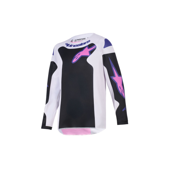 dres FLUID GRID YOUTH, ALPINESTARS, dětské (černá/světle šedá/fialová) 2026