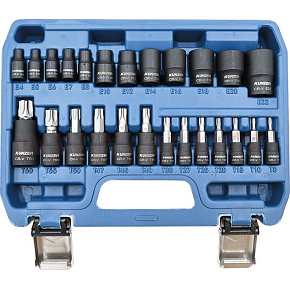 sada bitů „TX-profil“ s pohonem 1/2", 3/8“, 1/4" KUNZER sada bitů „TX-profil“ s pohonem 1/2", 3/8“, 1/4" KUNZER