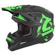 přilba Cross Cup 2 Crew, CASSIDA (černá matná/zelená fluo) 2026