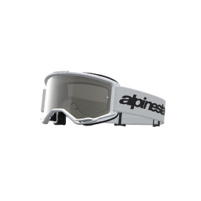 brýle VISION 3 WORDMARK, ALPINESTARS (bílá/černá, zrcadlové stříbrné plexi) 2027 brýle VISION 3 WORDMARK, ALPINESTARS (bílá/černá, zrcadlové stříbrné plexi) 2027