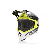 ACERBIS motokros přilba STEEL CARBONbílá/žlutá ACERBIS motokros přilba STEEL CARBONbílá/žlutá