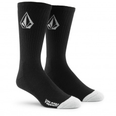 Pánské ponožky Volcom Full Stone Sock 3Pk Black Pánské ponožky Volcom Full Stone Sock 3Pk Black