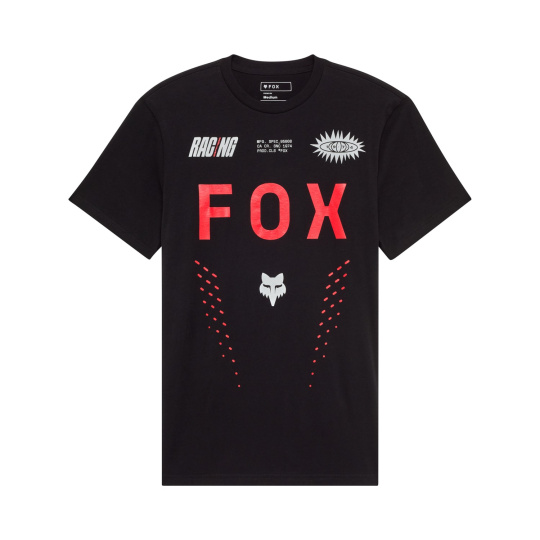 Pánské triko Fox Shield Ss Prem Tee  Black