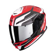 Moto přilba SCORPION EXO-R1 EVO CARBON AIR PROPEL černo/bílo/červená