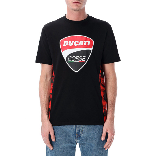 triko DUCATI CORSE (černá,červená)