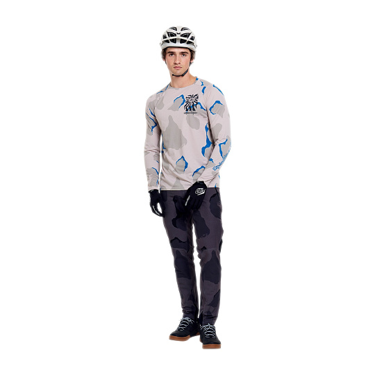 TLD PÁNSKÉ KALHOTY SKYLINE PRO FLOW CAMO CARBON (20702300)
