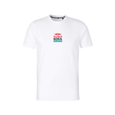 Fanouškovské tričko Red Bull Bora Hansgrohe bílé s logem - M Fanouškovské tričko Red Bull Bora Hansgrohe bílé s logem - M