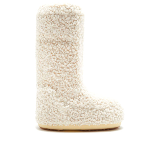 MOON BOOT ICON FAUX CURLY, 002 cream, 2023