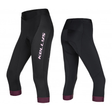KELLYS Cyklokalhoty MADDIE 2 3/4 s vložkou bordo - M KELLYS Cyklokalhoty MADDIE 2 3/4 s vložkou bordo - M
