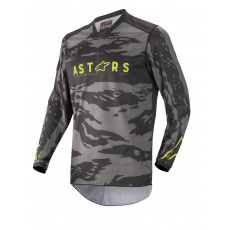 dres RACER TACTICAL, ALPINESTARS (černá/šedá maskáčová/žlutá fluo)