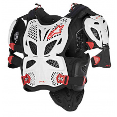 Chránič těla A-10 2022 splňující přepisy FIM, ALPINESTARS (bílý/černý/červený) Chránič těla A-10 2022 splňující přepisy FIM, ALPINESTARS (bílý/černý/červený)