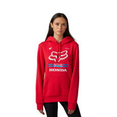 Dámská mikina Fox Fox X Honda Pullover Fleece Flame Red 
