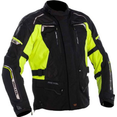 Moto bunda RICHA INFINITY 2 černo/fluo žlutá zkrácená - nadměrná velikost