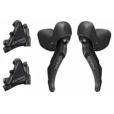řazení SHIMANO GRX RX600 dual control 2x11 speed, třmeny RX400 (pár) J-kit, MNT 20mm řazení SHIMANO GRX RX600 dual control 2x11 speed, třmeny RX400 (pár) J-kit, MNT 20mm