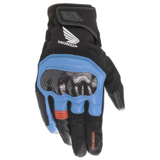 rukavice SMX Z DRYSTAR HONDA kolekce, ALPINESTARS (světle šedá/černá/modrá/červená) 2024