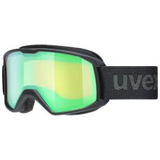 lyžařské brýle UVEX ELEMNT FM black mat DL/FM green-LGL (S2) (2030) (S5506402030)