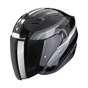 Moto přilba SCORPION EXO-230 HIPE černo/stříbrná Moto přilba SCORPION EXO-230 HIPE černo/stříbrná