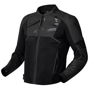 Moto bunda RICHA STRADALE EVO černo/černá kožená Moto bunda RICHA STRADALE EVO černo/černá kožená