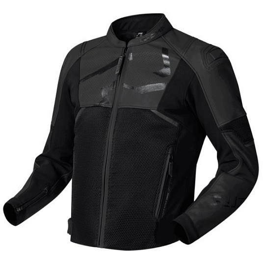 Moto bunda RICHA STRADALE EVO černo/černá kožená Moto bunda RICHA STRADALE EVO černo/černá kožená