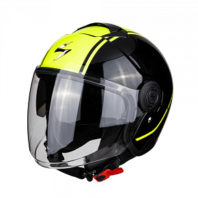 Moto přilba SCORPION EXO-CITY AVENUE metalic černo/neonově žlutá Moto přilba SCORPION EXO-CITY AVENUE metalic černo/neonově žlutá
