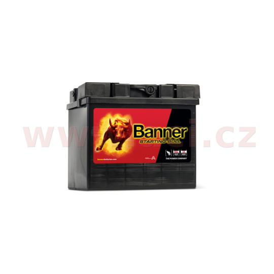 30Ah baterie, 300A, levá BANNER Starting Bull 187x128x165