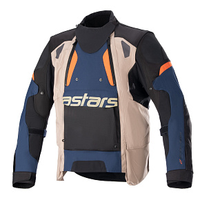 bunda HAROK DRYSTAR, ALPINESTARS (tmavě modrá/khaki/oranžová/černá) 2026