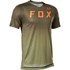 Pánský cyklo dres Fox Flexair Ss Jersey Bark Pánský cyklo dres Fox Flexair Ss Jersey Bark