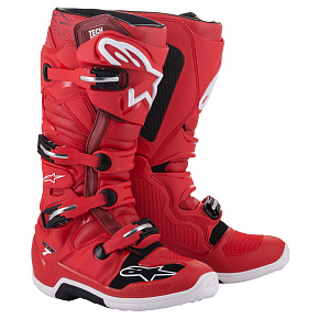 boty TECH 7, ALPINESTARS (červená)