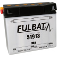 baterie 12V, 51913, 19Ah, 210A, konvenční 186x82x171, FULBAT (vč. balení elektrolytu)