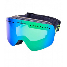 lyžařské brýle BLIZZARD Ski Gog. 985 MDAVZO, black matt, smoke2, green revo, AKCE
