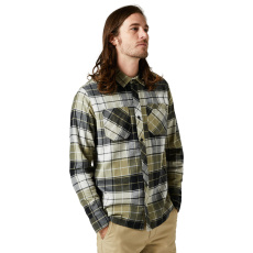Pánská košile Fox Grainz Utility Flannel Bark Pánská košile Fox Grainz Utility Flannel Bark