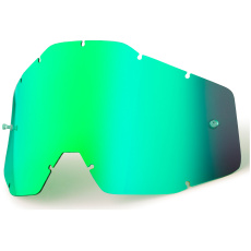 Náhradní plexi k brýlím 100% RACECRAFT/ACCURI/STRATA - zrcadlové zelené
