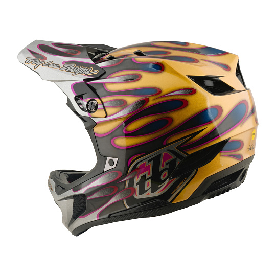 TLD HELMA D4 CARBON MIPS OVERSPRAY GOLD / BLACK (13903000)