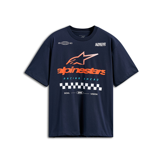 triko APLOMB OVERSIZED CSF, ALPINESTARS (modrá) triko APLOMB OVERSIZED CSF, ALPINESTARS (modrá)