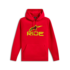 mikina RIDE HOODIE 3, ALPINESTARS (červená/žlutá fluo/černá) mikina RIDE HOODIE 3, ALPINESTARS (červená/žlutá fluo/černá)