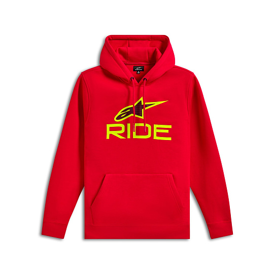 mikina RIDE HOODIE 3, ALPINESTARS (červená/žlutá fluo/černá) mikina RIDE HOODIE 3, ALPINESTARS (červená/žlutá fluo/černá)