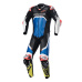jednodílná kombinéza GP TECH 4, TECH-AIR kompatibilní, ALPINESTARS (modrá/žlutá fluo/červená fluo/černá/bílá) 2025