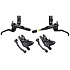 brzda kotoučová SHIMANO Deore M6100 p+z (750+1600 mm) komplet  (zadní J-kit)