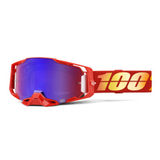ARMEGA 100% brýle NUKETOWN, červené plexi ARMEGA 100% brýle NUKETOWN, červené plexi