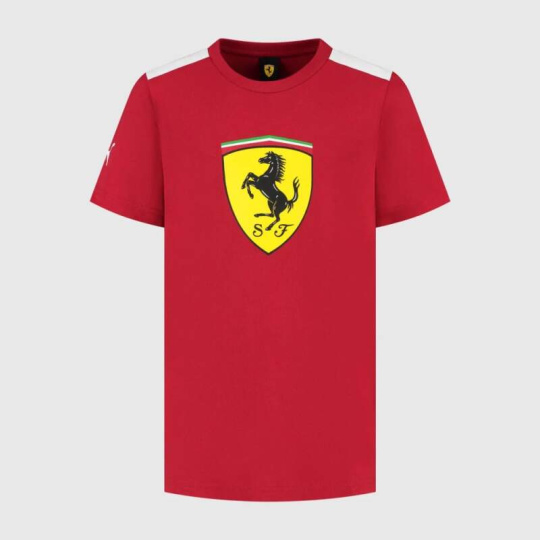 Fanouškovské tričko Scuderia Ferrari F1 s logem tmavě červené - M