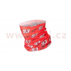 nakrčník MM93, ALPINESTARS (červená/bílá/černá) nakrčník MM93, ALPINESTARS (červená/bílá/černá)