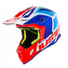Moto přilba JUST1 J38 BLADE modro/červeno/bílá Moto přilba JUST1 J38 BLADE modro/červeno/bílá