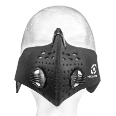 neoprenová anti exhalační maska s filtrem, 4SQUARE (černá)