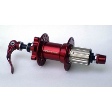 Raptor Bomber MTB-QR, 36 děr, červený zadní náboj s osu 10 mm Raptor Bomber MTB-QR, 36 děr, červený zadní náboj s osu 10 mm