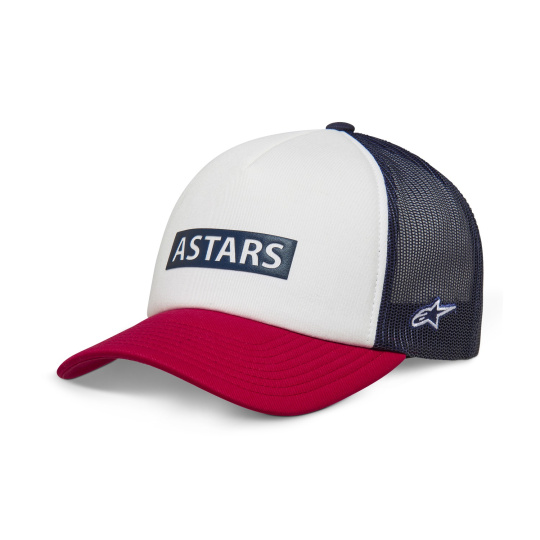 kšiltovka CLARIFIED FOAM TRUCKER, ALPINESTARS (bílá/červená)