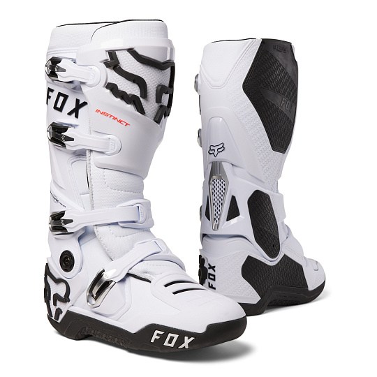 MX boty Fox Instinct Boot White MX boty Fox Instinct Boot White