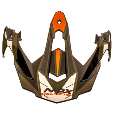 kšilt pro přilby N312 TRACK, NOX (khaki,oranžová) kšilt pro přilby N312 TRACK, NOX (khaki,oranžová)
