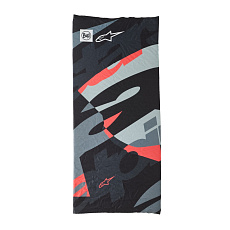 nákrčník BUFF MOGRESS, ALPINESTARS (camo/černá/červená fluo/šedá) 2026