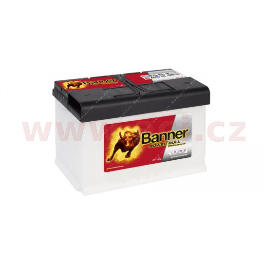 84Ah baterie, 760A, pravá BANNER Power Bull 315x175x190